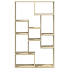 vidaXL Bookcase Sonoma Oak 72x20x120,5 cm Engineered Wood 5