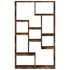 vidaXL Bookcase Smoked Oak 72x20x120,5 cm Engineered Wood 5