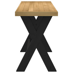 Desk NOAIN A-Shaped Legs 120x50x75 cm Solid Wood Pine X shape