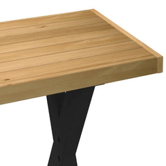 Desk NOAIN A-Shaped Legs 120x50x75 cm Solid Wood Pine X shape