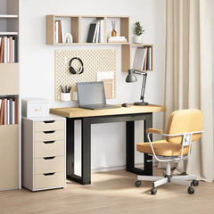 Desk NOAIN A-Shaped Legs 120x50x75 cm Solid Wood Pine U shape