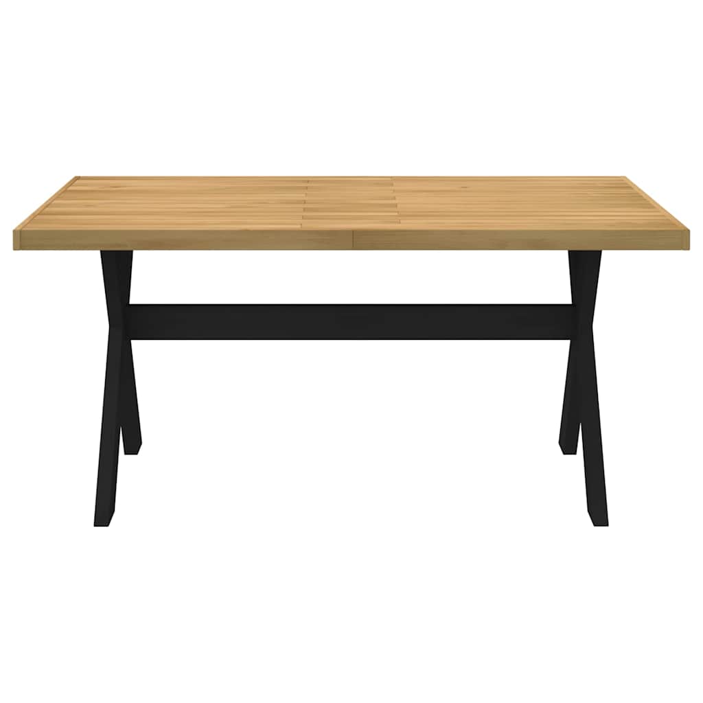 vidaXL Dining Table NOAIN X-Shaped Legs 160x90x75 cm Solid Wood Pine 3