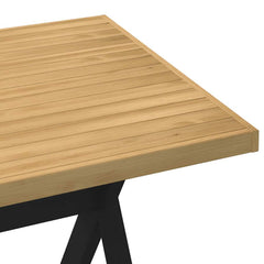 vidaXL Dining Table NOAIN X-Shaped Legs 160x90x75 cm Solid Wood Pine 6