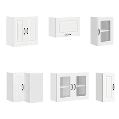 11 Piece Kitchen Cabinet Set "Kalmar" Engineered Wood White