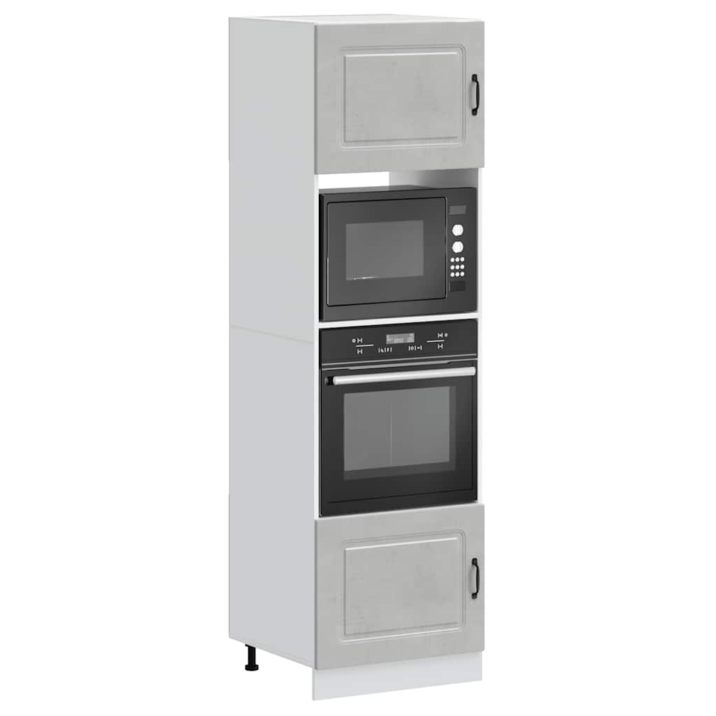 vidaXL Kitchen Base Cabinet "Kalmar" Engineered Wood Concrete Grey