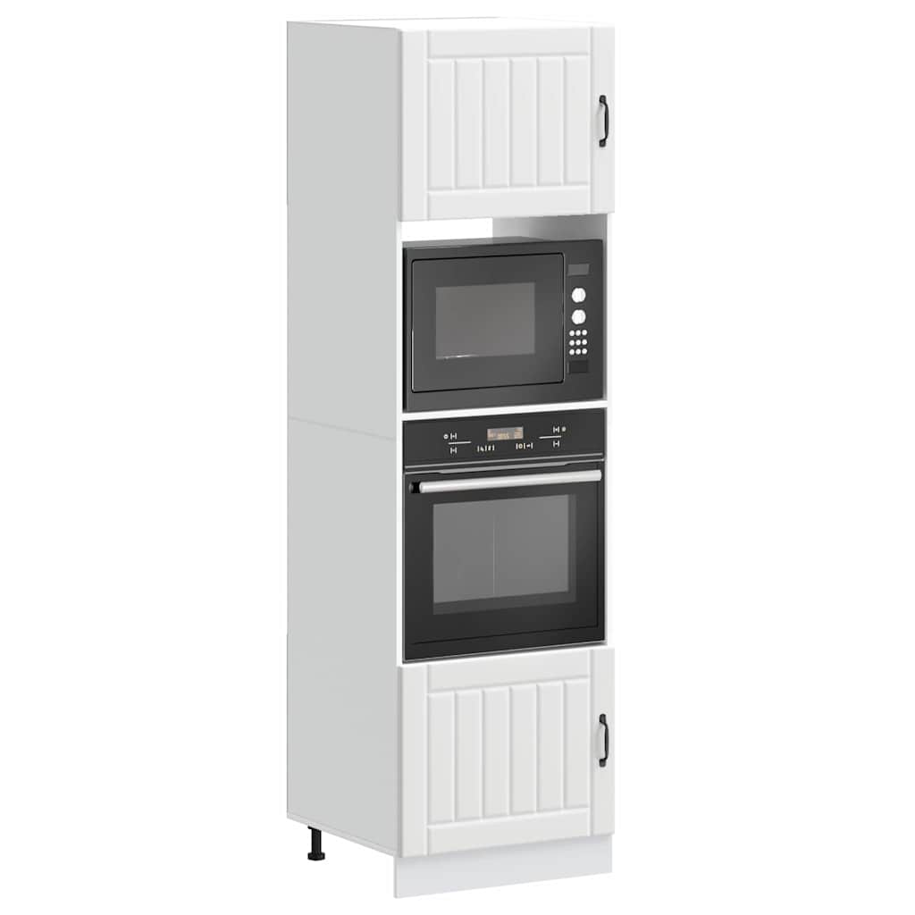 vidaXL Kitchen Base Cabinet "Lucca" Engineered Wood White