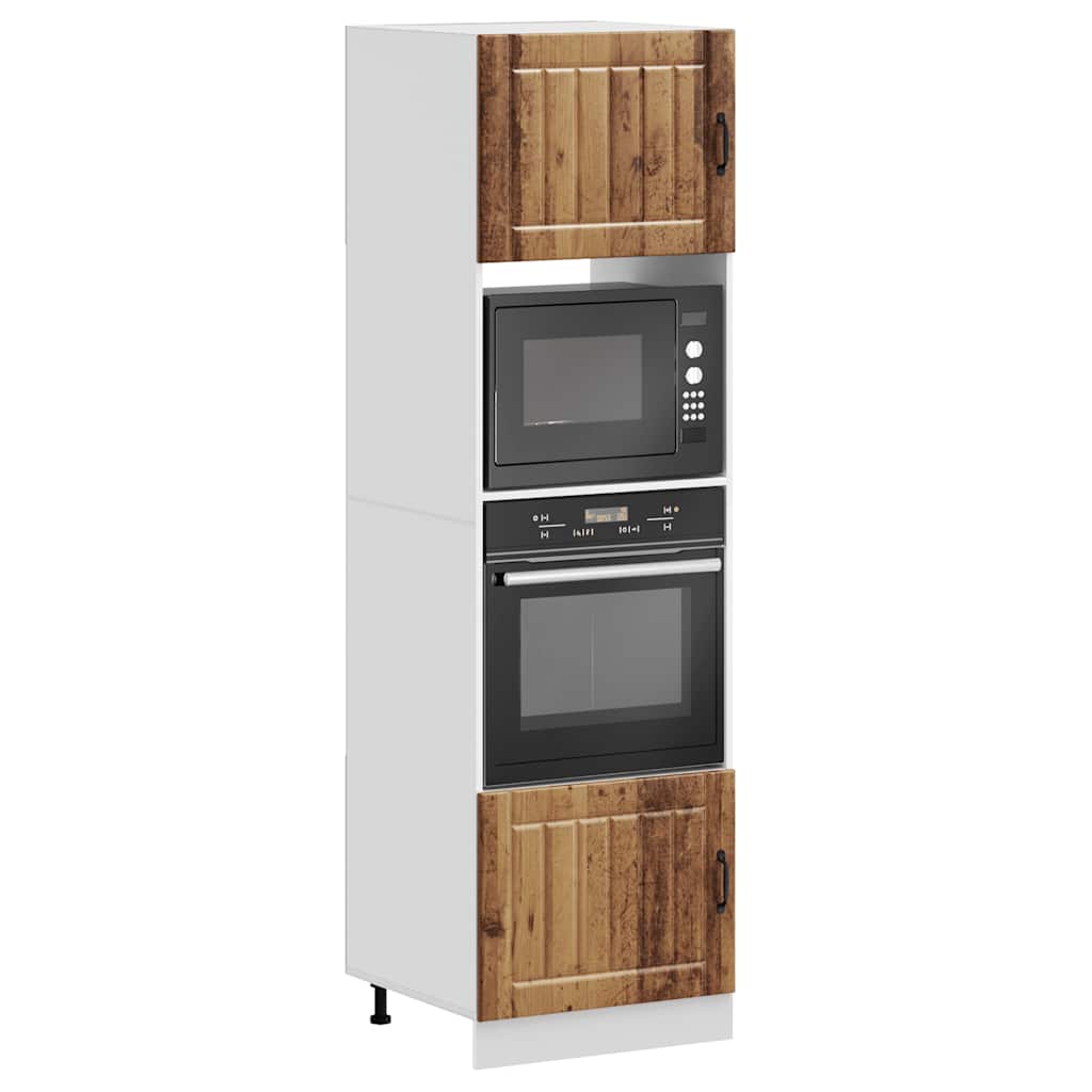 vidaXL Kitchen Base Cabinet "Lucca" Engineered Wood Old Wood