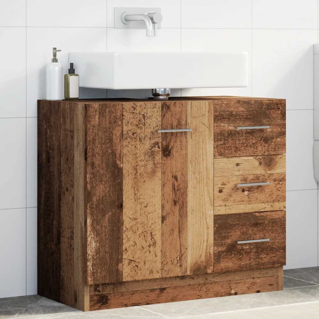 vidaXL Sink Cabinet 63x30x54 cm Engineered Wood