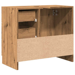 vidaXL Sink Cabinet Artisian Oak 63x30x54 cm Engineered Wood 6