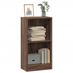 vidaXL Bookcase Brown Oak 40x24x76 cm Engineered Wood 1