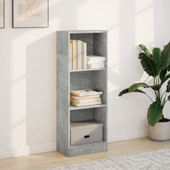 vidaXL Bookcase Concrete Grey 40x24x109 cm Engineered Wood 3