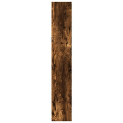 vidaXL Bookcase Smoked Oak 40x24x143 cm Engineered Wood 6