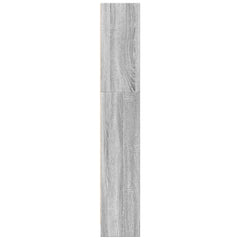 vidaXL Bookcase Grey Sonoma 40x24x143 cm Engineered Wood 6