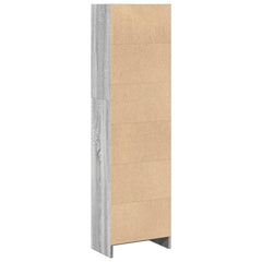 vidaXL Bookcase Grey Sonoma 40x24x143 cm Engineered Wood 5