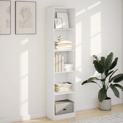 vidaXL Bookcase White 40x24x176 cm Engineered Wood 3