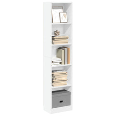 vidaXL Bookcase White 40x24x176 cm Engineered Wood 1