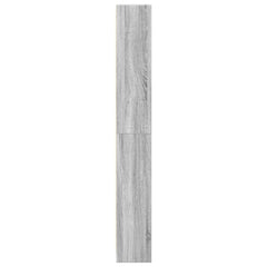 vidaXL Bookcase Grey Sonoma 40x24x176 cm Engineered Wood 6