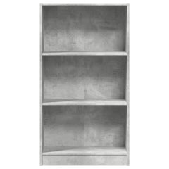 vidaXL Bookcase Concrete Grey 60x24x109 cm Engineered Wood 4