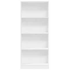 vidaXL Bookcase White 60x24x143 cm Engineered Wood 4