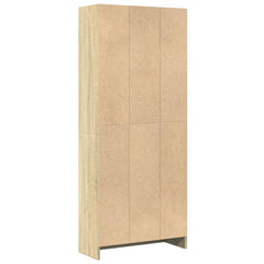vidaXL Bookcase Sonoma Oak 60x24x143 cm Engineered Wood 5