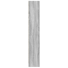 vidaXL Bookcase Grey Sonoma 60x24x143 cm Engineered Wood 6