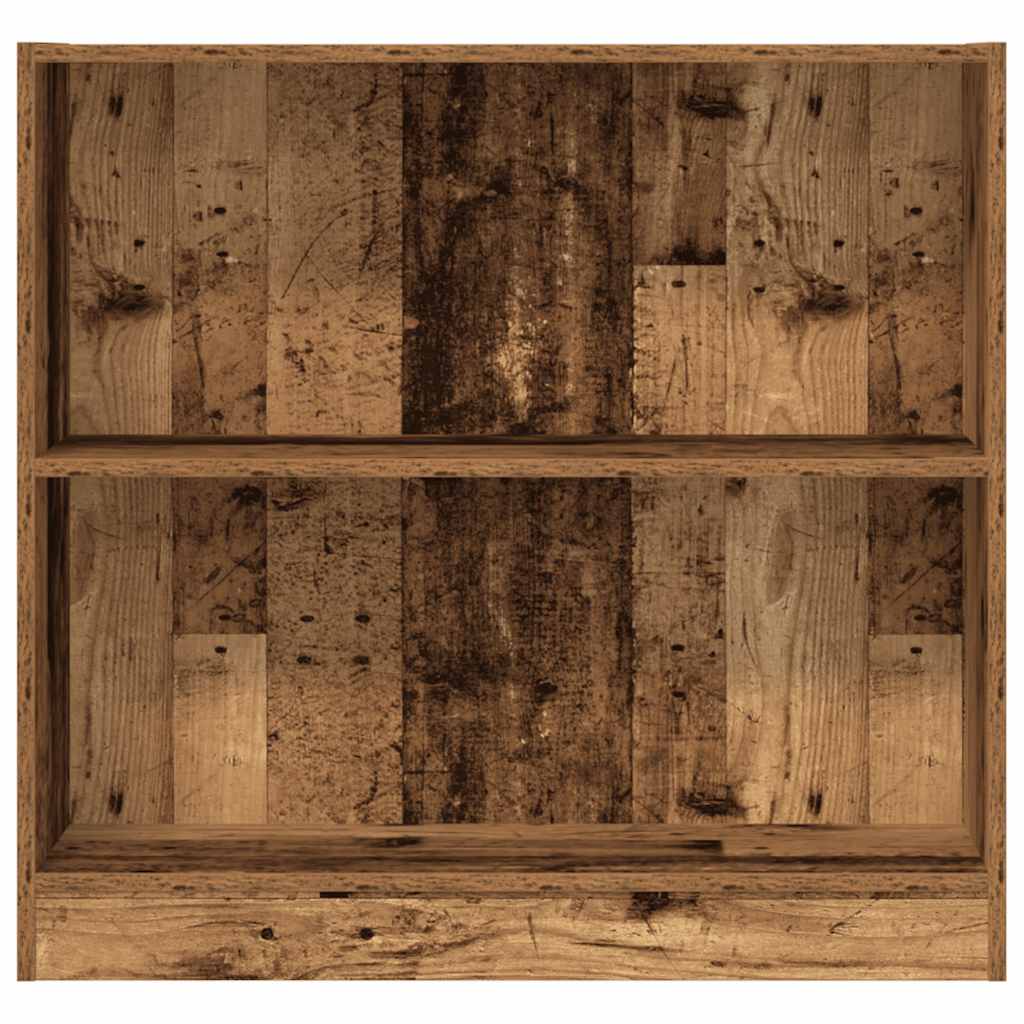 vidaXL Bookcase Old Wood 80x24x76 cm Engineered Wood 4