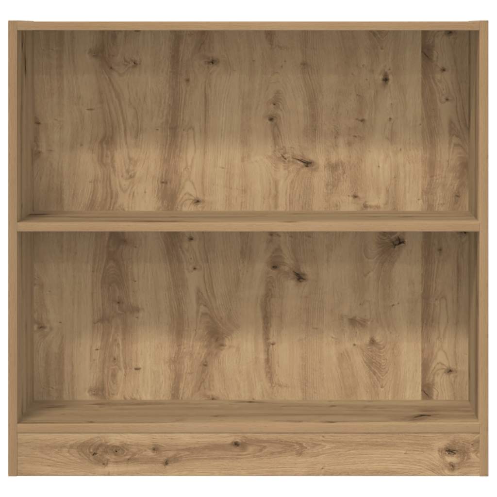 vidaXL Bookcase Artisian Oak 80x24x76 cm Engineered Wood 4
