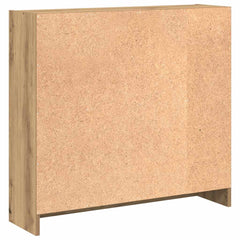 vidaXL Bookcase Artisian Oak 80x24x76 cm Engineered Wood 5
