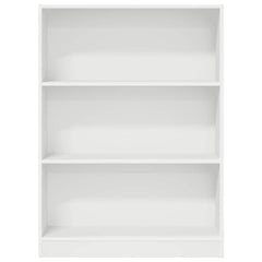 vidaXL Bookcase White 80x24x109 cm Engineered Wood 4