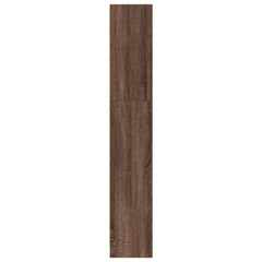 vidaXL Bookcase Brown Oak 80x24x143 cm Engineered Wood 6