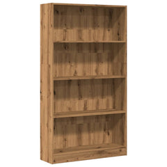 vidaXL Bookcase Artisian Oak 80x24x143 cm Engineered Wood 2