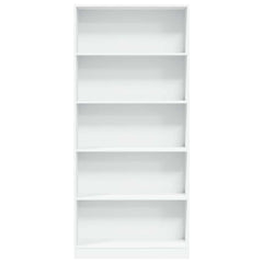 vidaXL Bookcase White 80x24x176 cm Engineered Wood 4