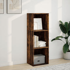 vidaXL Bookcase Smoked Oak 40x30x114 cm Engineered Wood 3