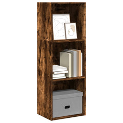 vidaXL Bookcase Smoked Oak 40x30x114 cm Engineered Wood 1