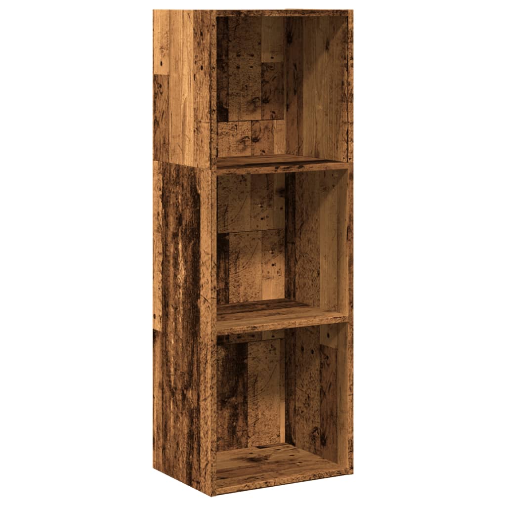 vidaXL Bookcase Old Wood 40x30x114 cm Engineered Wood 2