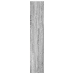 vidaXL Bookcase Grey Sonoma 40x30x152 cm Engineered Wood 6