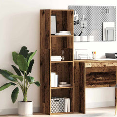 vidaXL Bookcase Old Wood 40x30x152 cm Engineered Wood 1