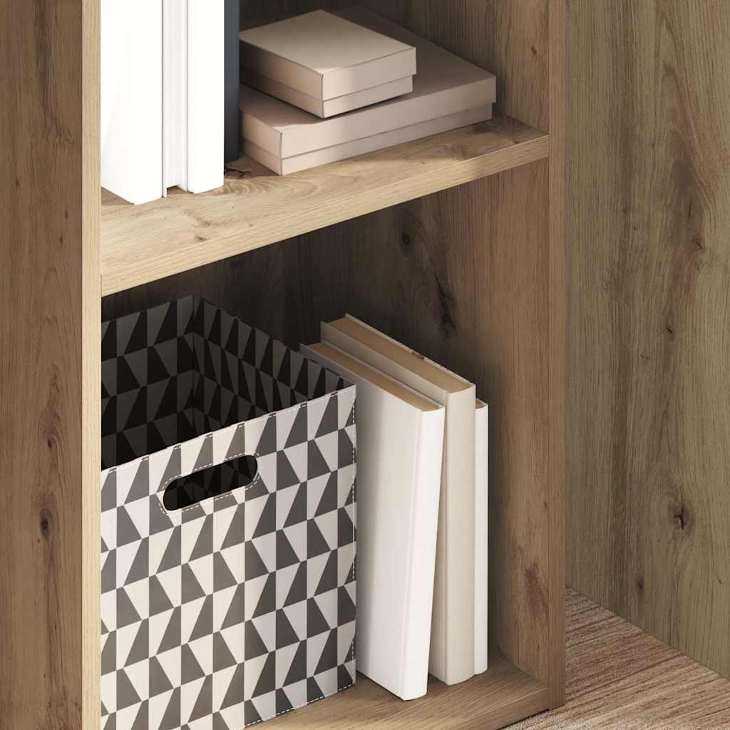 vidaXL Bookcase Artisian Oak 40x30x152 cm Engineered Wood 3