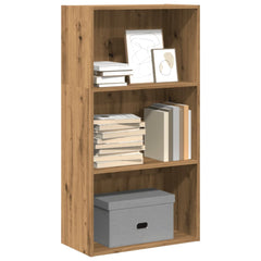 vidaXL Bookcase Artisian Oak 60x30x114 cm Engineered Wood 1
