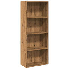 vidaXL Bookcase Artisian Oak 60x30x152 cm Engineered Wood 2