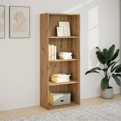 vidaXL Bookcase Artisian Oak 60x30x152 cm Engineered Wood 3