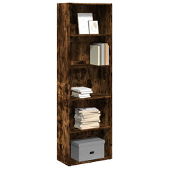 Bookcase 60x30x189 cm Engineered Wood Smoked oak