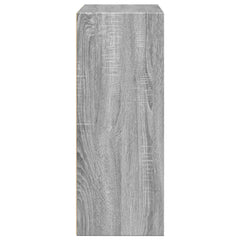vidaXL Bookcase Grey Sonoma 80x30x77 cm Engineered Wood 6