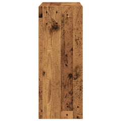 vidaXL Bookcase Old Wood 80x30x77 cm Engineered Wood 6