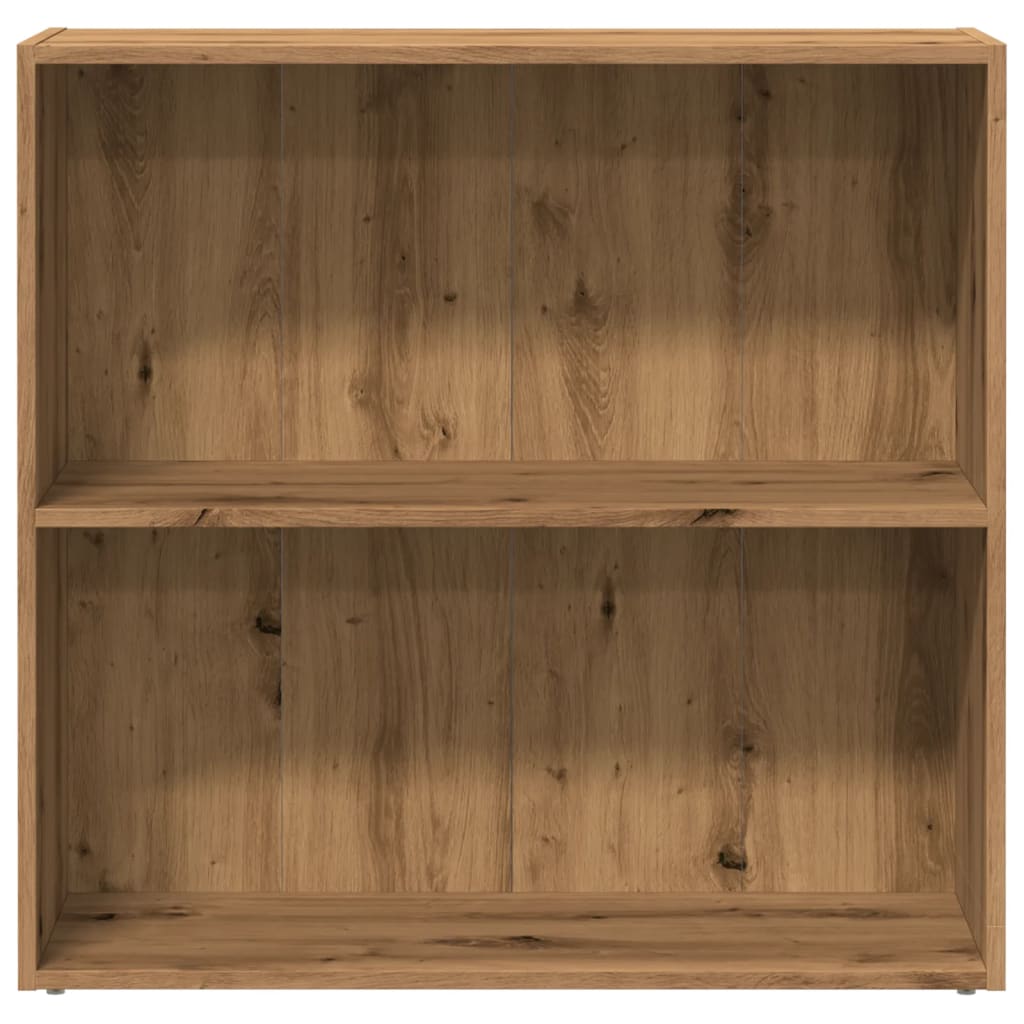 vidaXL Bookcase Artisian Oak 80x30x77 cm Engineered Wood 4