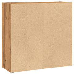 vidaXL Bookcase Artisian Oak 80x30x77 cm Engineered Wood 5