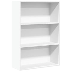 vidaXL Bookcase White 80x30x114 cm Engineered Wood 2