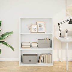 vidaXL Bookcase White 80x30x114 cm Engineered Wood 3