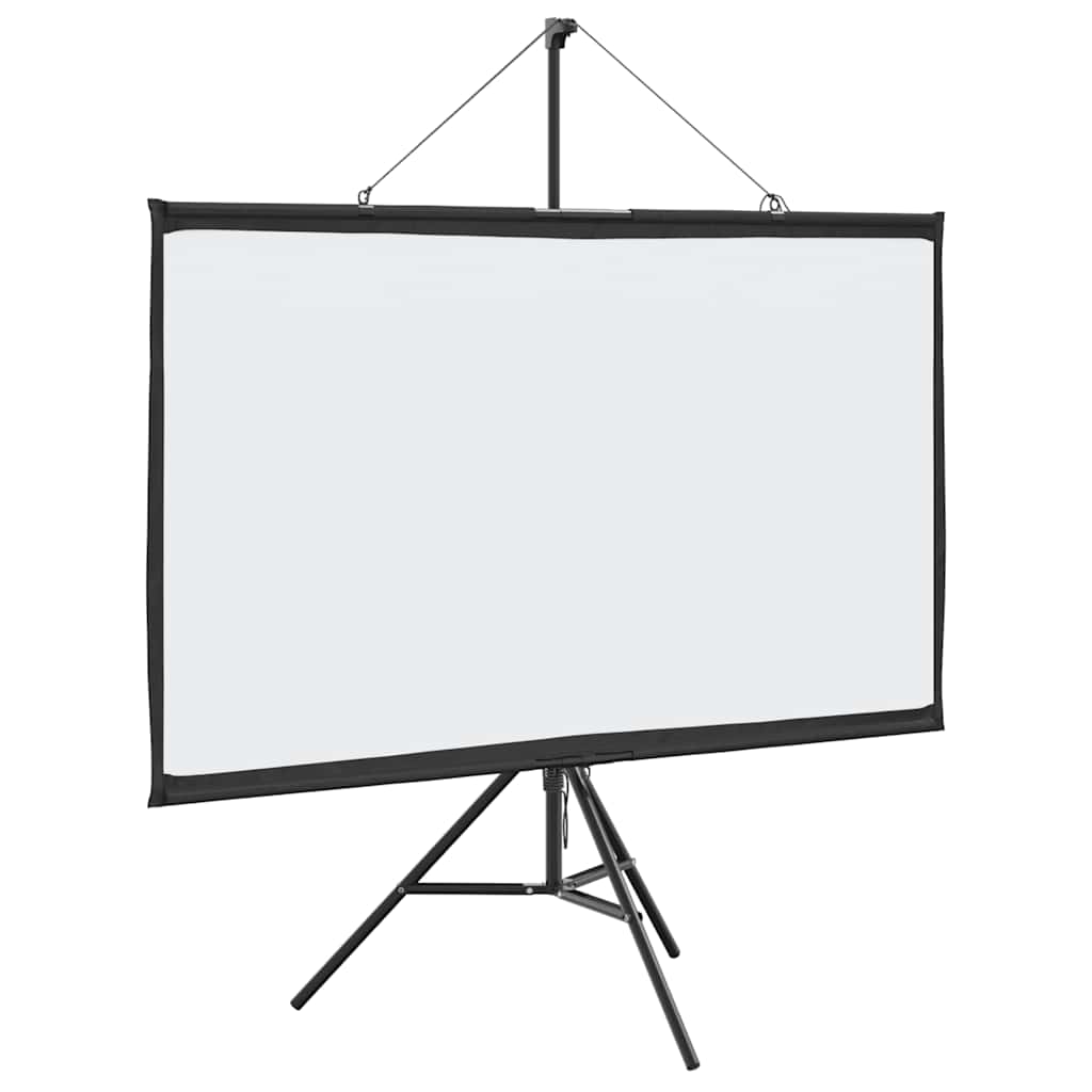 vidaXL Projection Screen with Tripod 72 Inch 16:9 1