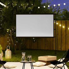 vidaXL Projection Screen with Stands 84 Inch 16:9 2